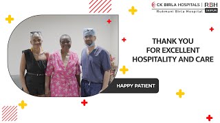 Happy International Patient Spine Treatment Ck Birla Hospital Rbh Jaipur