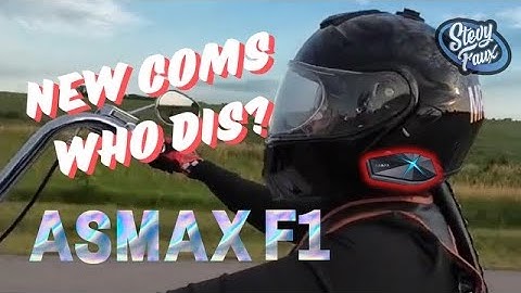 Is the ASMax F1, a Sena Replacement!?  Unboxing, Installing and testing the ASMax F1