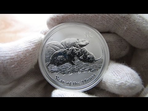[HD] 2008 Year of the Mouse - 1 oz Silver Coin - Perth Mint