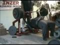 Josh bryant benchpress with bue bands