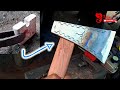 Blacksmith: How to make traditional Axe from Recycle Steel Cambodia Style