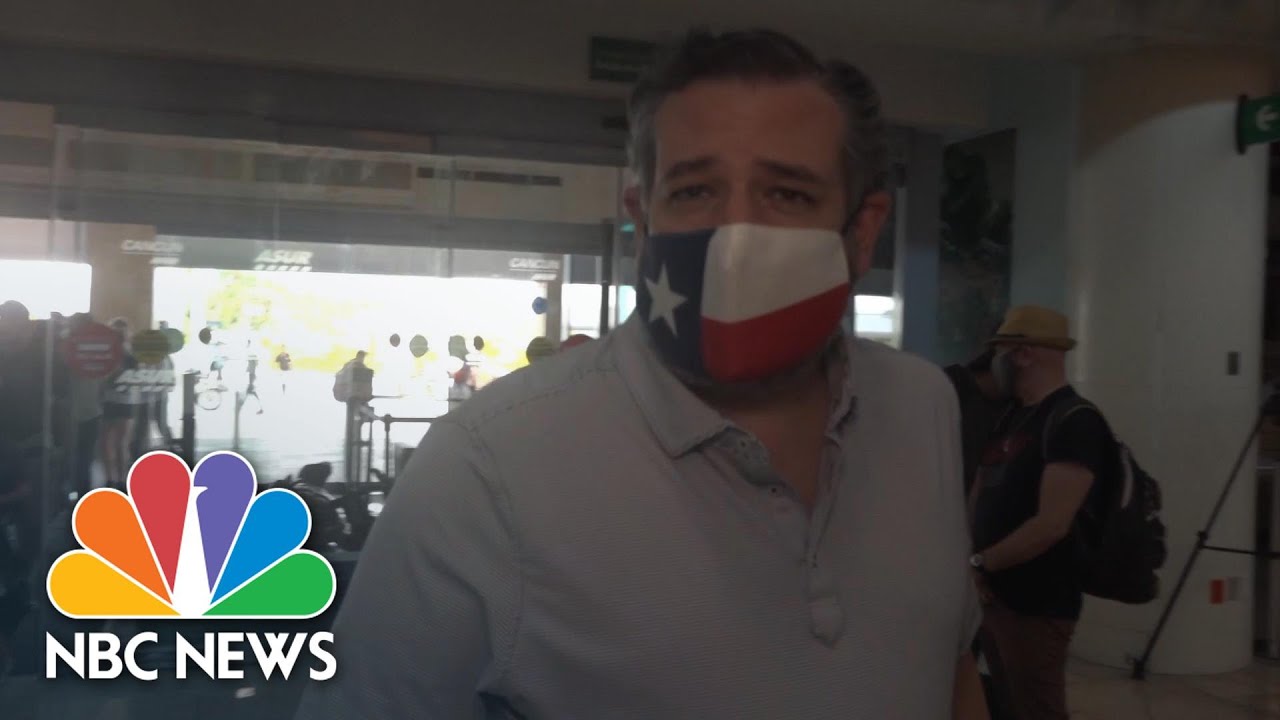 Sen. Cruz 'Headed Back To Texas' After Traveling With Family To Mexico | NBC News NOW