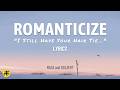 Romanticize - Maya and Rol3ert | Pop Ballad (Lyric Video)