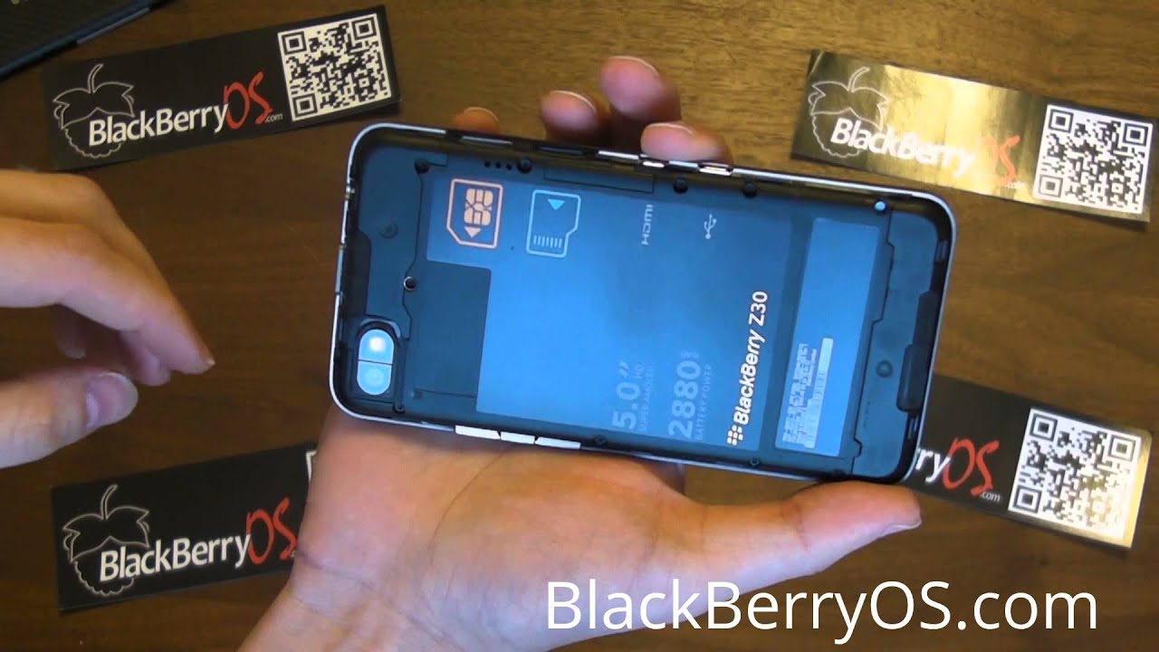 How To Insert Your Z30 SIM and SD Card YouTube