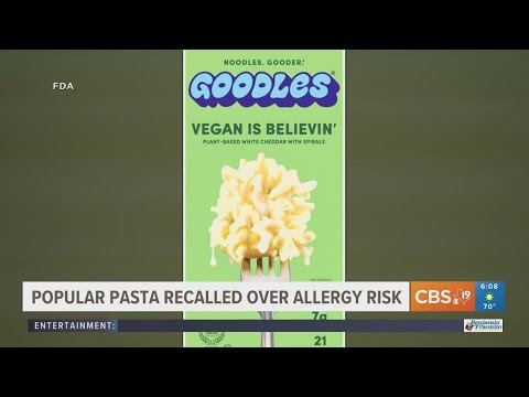 Popular pasta recalled over allergy risk