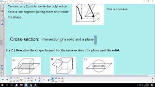 Geometry 11.1 Exploring Solids