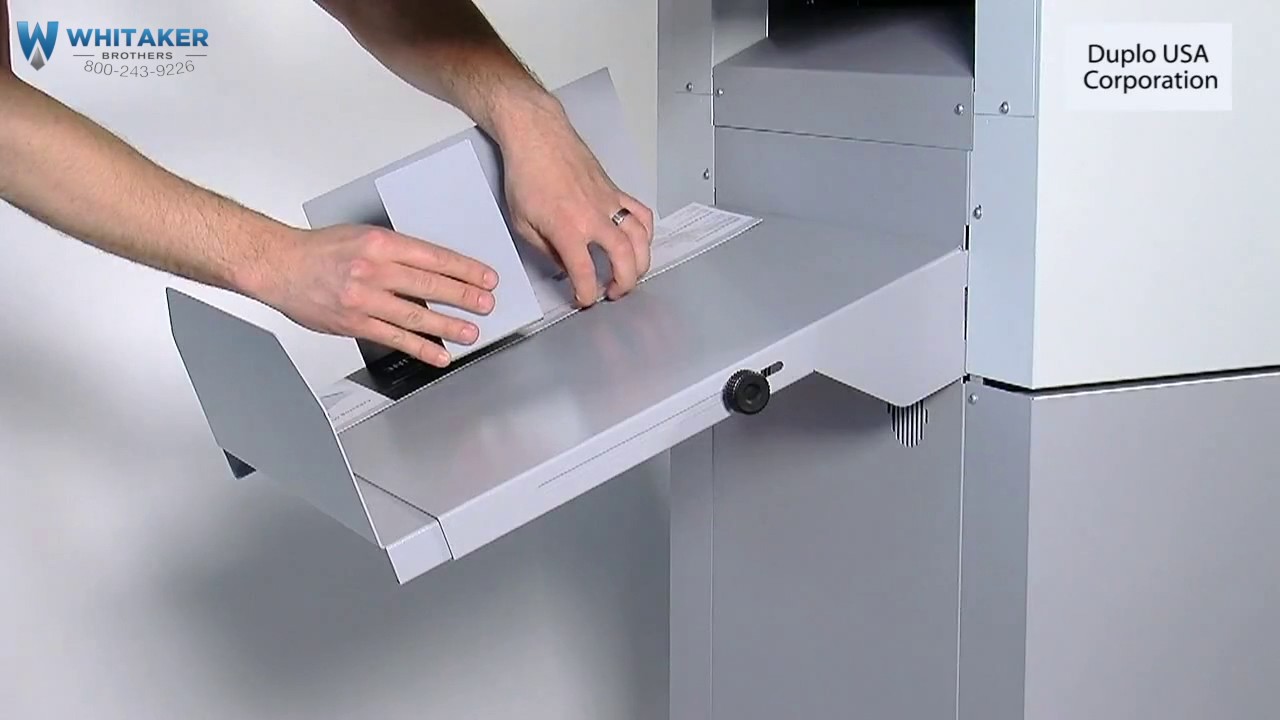 Duplo Foldmaster Touchline CF375 - YouTube