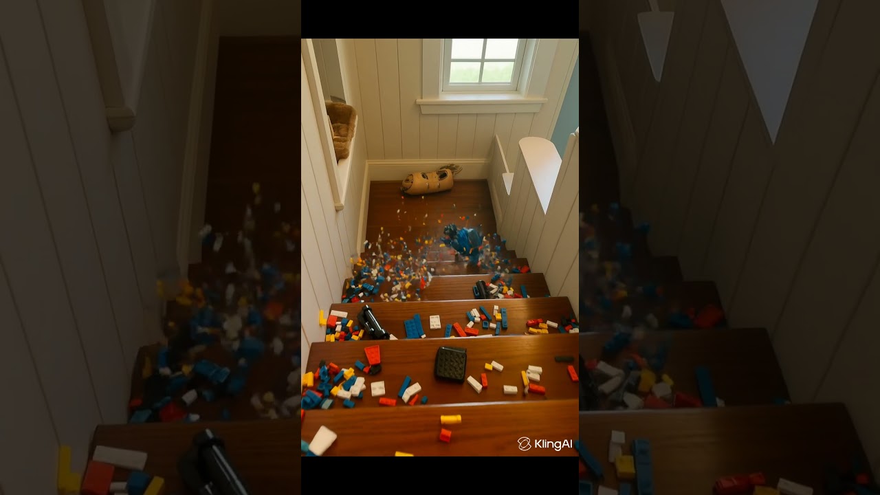 StairRewind Magic: Objects Defy Gravity! AI Lego Game Boy  