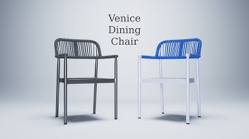 V-Ray | 3D Furniture Modeling - Venice Dining Chair