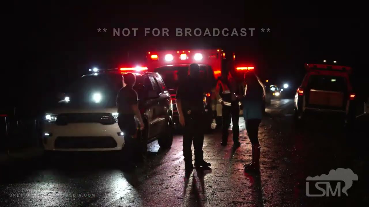 04-11-2022 Mayflower, Arkansas Storm Damage - Conway, AR Flooding - Cars Submerged
