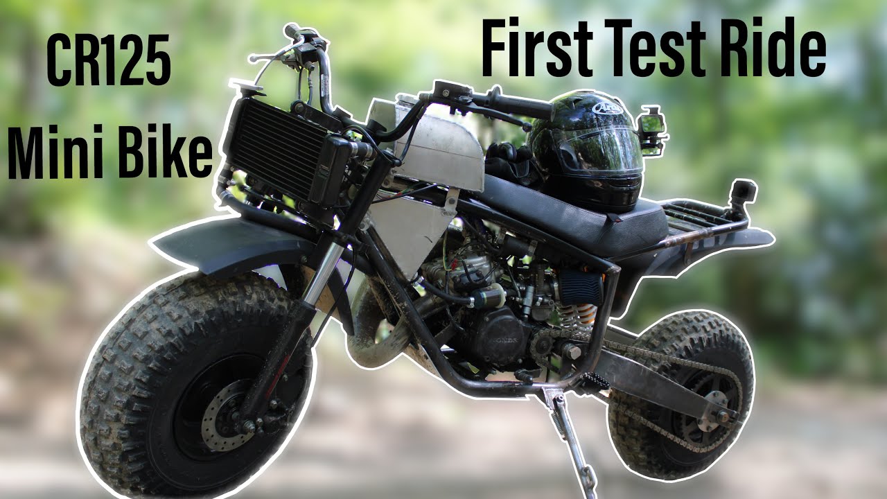 CR125 Mini Bike Off Roading Test YouTube