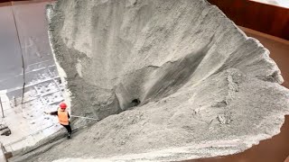 Barge Unloading 4000 Tons Of Phosphate Ore - Vlog Of Work On Barge Part 2 Completed