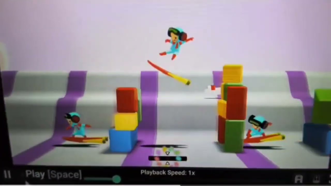 【rhythm heaven】Airboarder practice but It's simplified