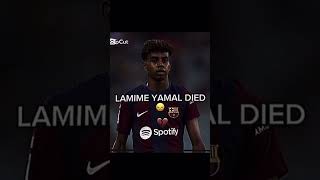 Lamine yamal died😞#football #lamineyamal #viral #trending #sad #carcrashes #shorts #youtube