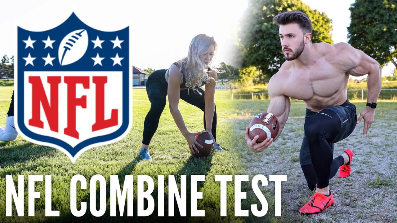 BODYBUILDER VS NFL COMBINE FITNESS TEST *Without Practice*