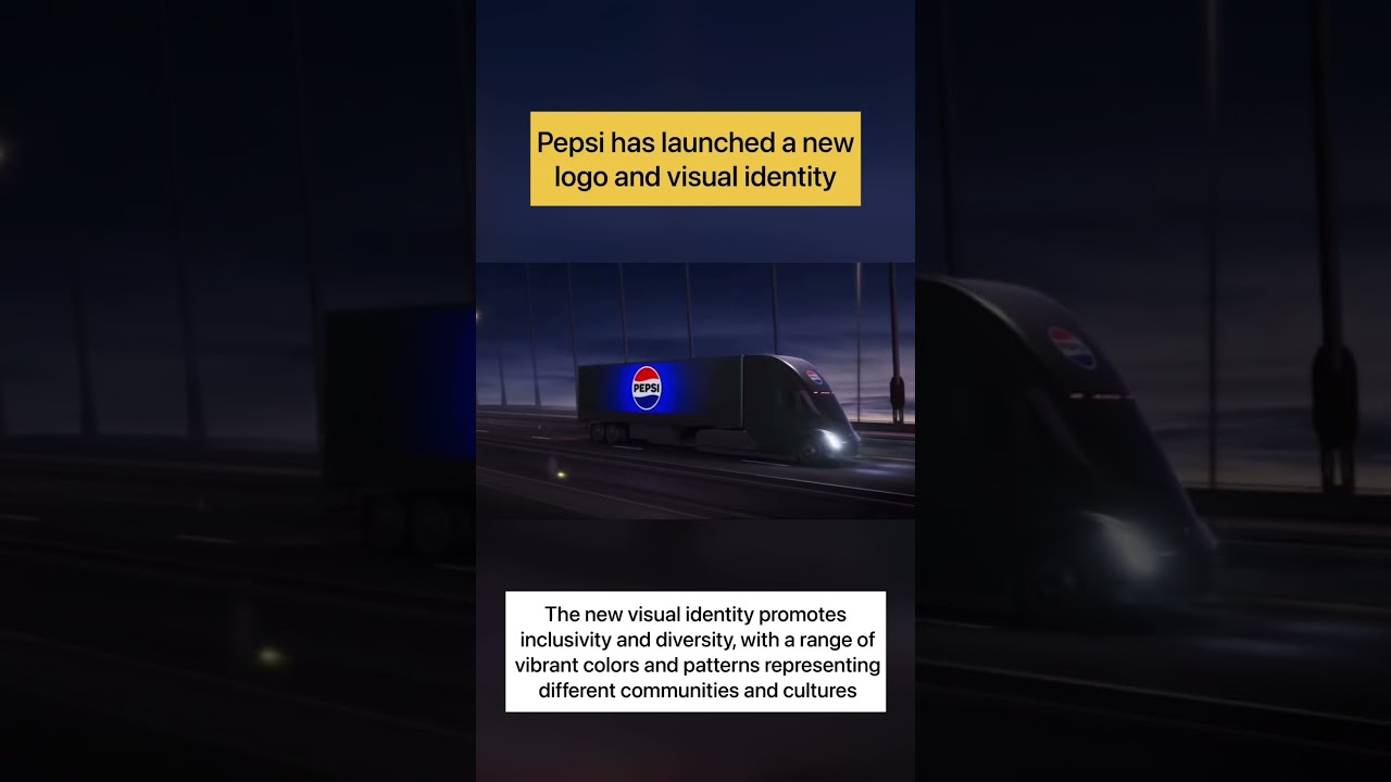 Pepsi has launched a new logo and visual identity. 