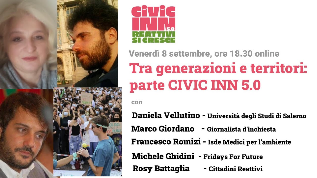 Tra generazioni e territori:  parte CIVIC INN 5.0