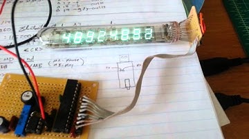 IV-18 VFD Clock Progress Video 4