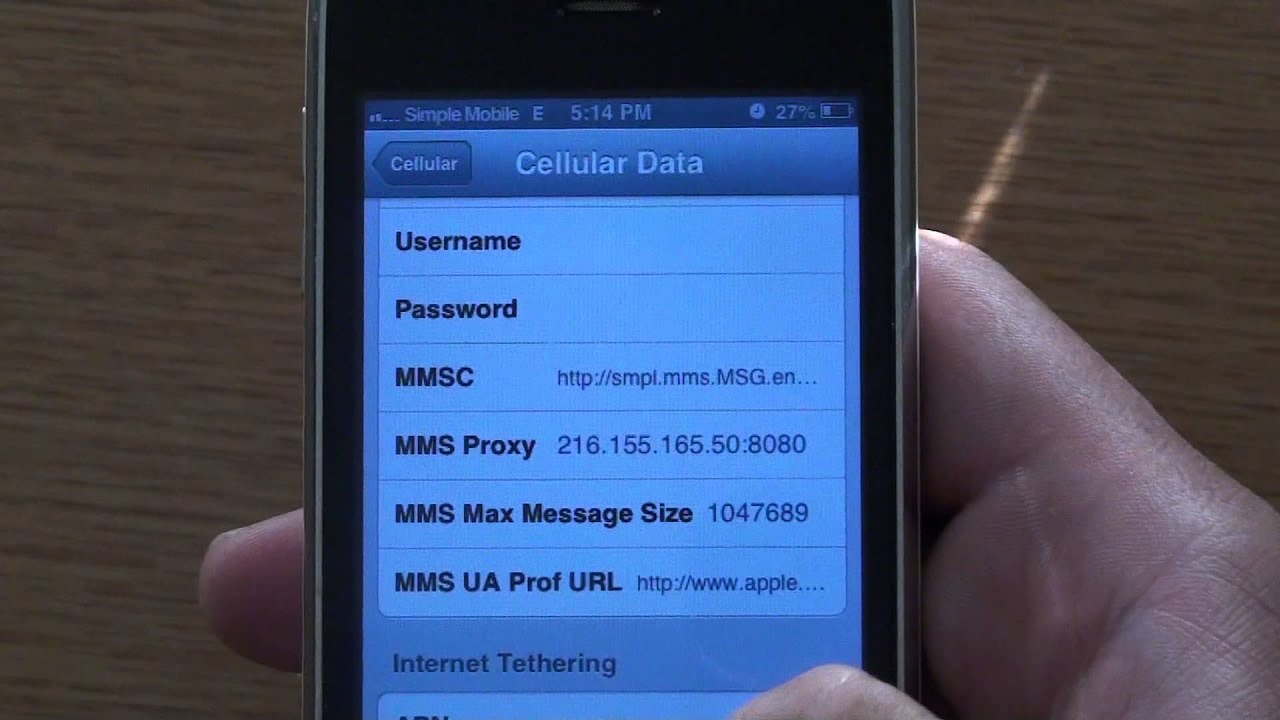 Simple Mobile Apple iPhone 6 Internet and MMS APN Settings for ...