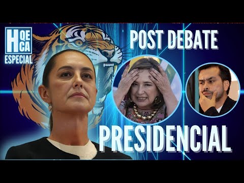 Se acabó!! #Claudia ganó el último debate presidencial ante la MITÓMANA #XOCHITLGALVEZ y #Maynez!!