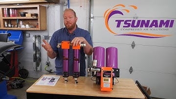 Solving Compressed Air moisture with Tsunami Compresses Air Solutions Regenerative Dryer