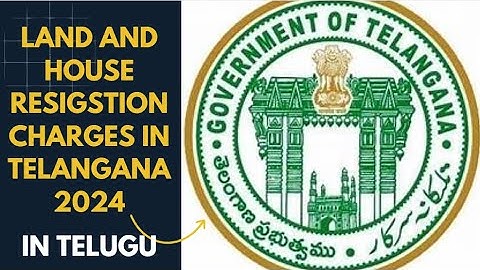 LAND AND HOUSE RESIGSTION CHARGES IN TELANGANA-2024 #telugu #tsbpass