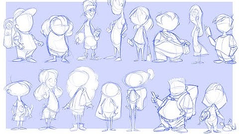 Character Design 101- Kids Shapes Sketching