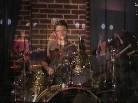 Gabe, age 11, on drums with band Simulated Fugitives