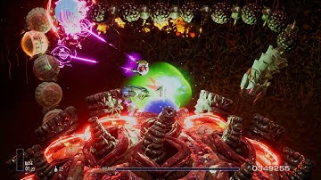 【R-TYPE FINAL 2】[R-Typer 3] DLC Stage Y7.0 + Boss Fight Quick Kill with Purple Pod R-100 カーテン・コール