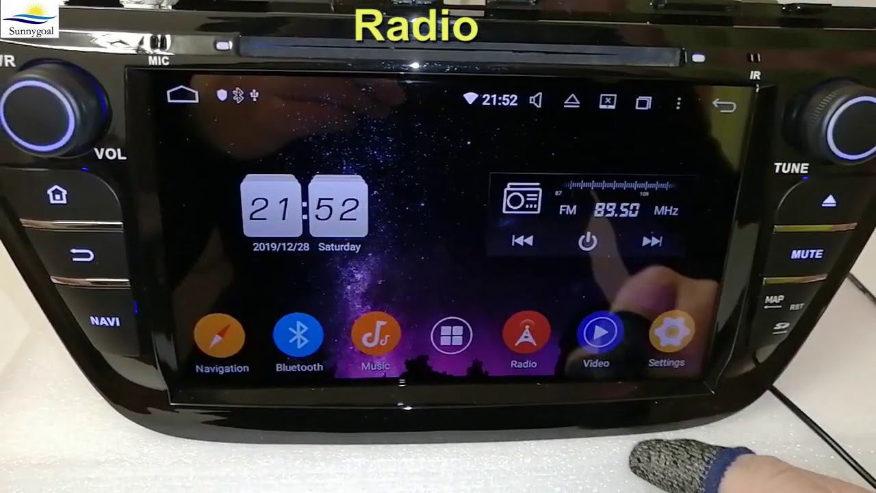 Car DVD Player Head Unit for Suzuki SX4 SCross(20142020) YouTube