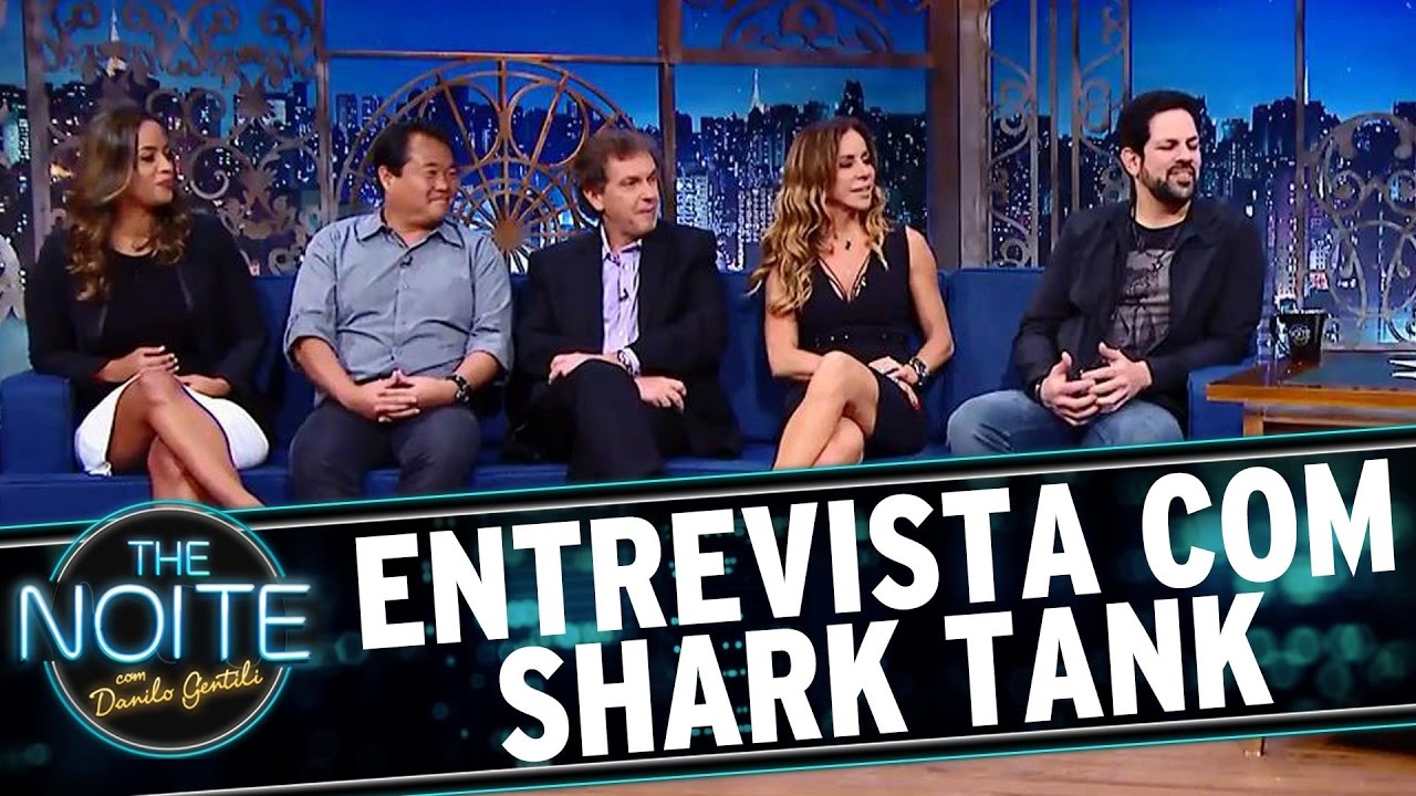 The Noite (04/10/16) - Entrevista com elenco do Shark Tank Brasil