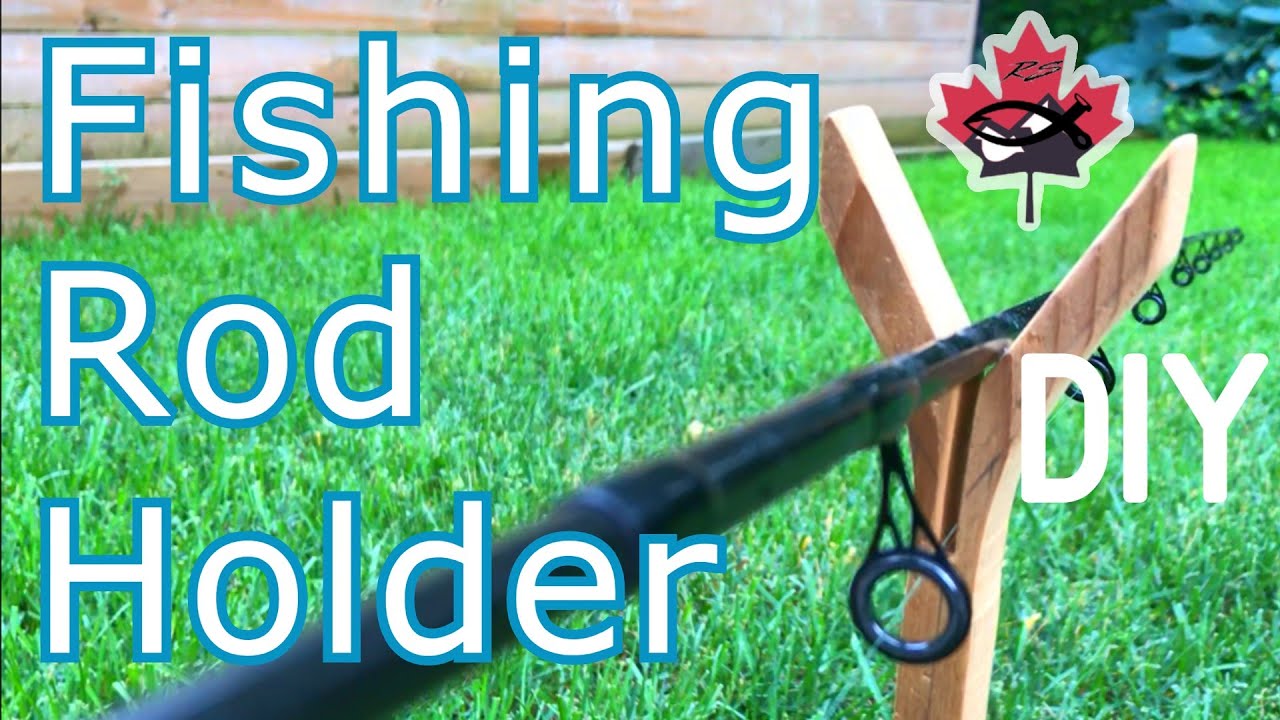 DIY Bank Fishing Rod Holders  Fishing rod holder, Bank fishing