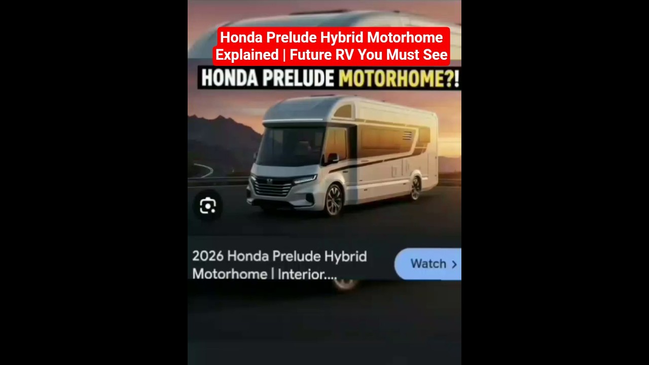This Honda Prelude Hybrid Motorhome Will Shock RV Lovers | 2026 Concept