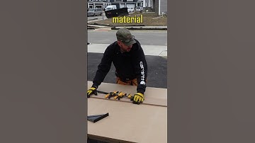 Accurately Cut MDF with a Circular Saw | #shorts