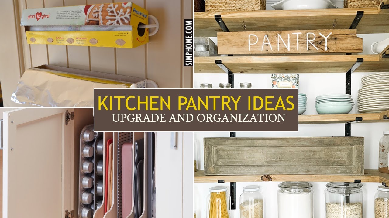 12 Kitchen Pantry Organization Ideas - YouTube