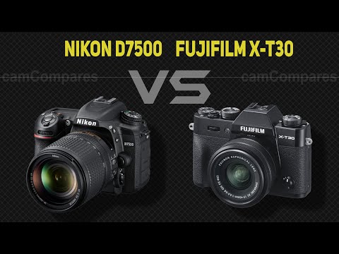 Nikon D7500 vs Fujifilm X-T30  [Camera Battle]