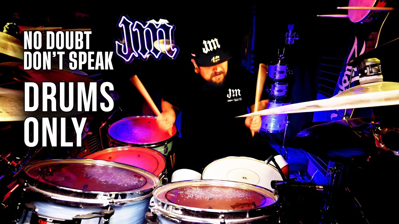 Don’t Speak, Just Listen: Epic Drums-Only Performance!