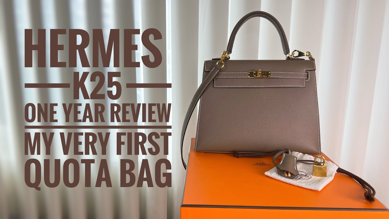 Hermes 🍊 Kelly 25 Sellier l One Year Review l my very first H