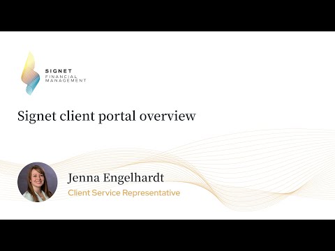 Signet Client Portal