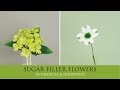 How to Make Hydrangea & Dogwood | Sugar Filler Flowers Part 1
