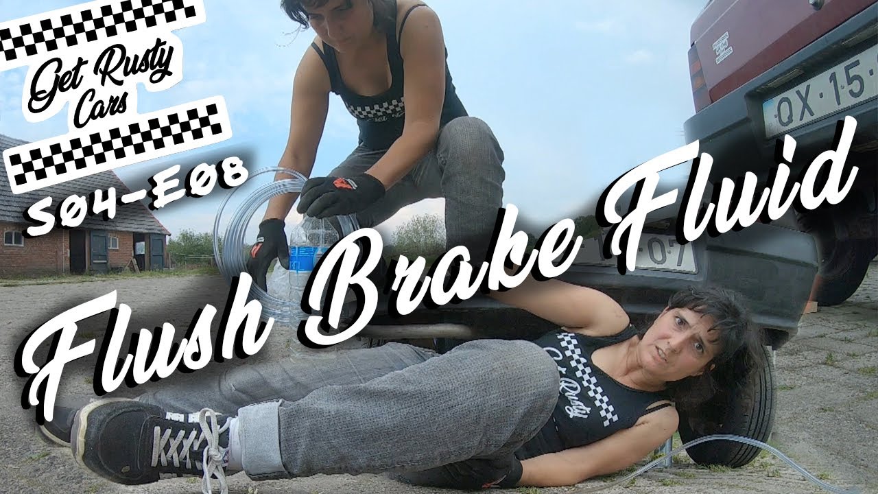 FLUSH BRAKE FLUID and BLEED BRAKES FIX S04E8 English Subtitels