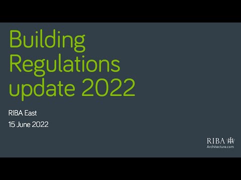 RIBA East: Building Regulations update 2022