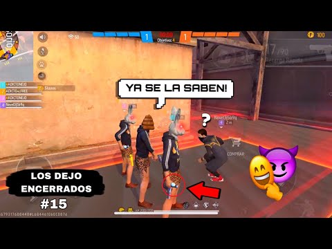 Encerrando a jugadores con PAREDES en FREE FIRE #15 (Encierro con 2 ayudantes) 🤣