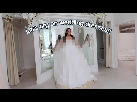 LET'S TRY ON WEDDING DRESSES!! + Body Insecurity Chit Chat