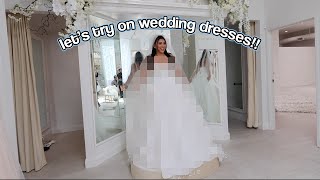 LET'S TRY ON WEDDING DRESSES!! + Body Insecurity Chit Chat image