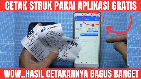 Cara cetak struk pakai aplikasi printer bluetooth gratis