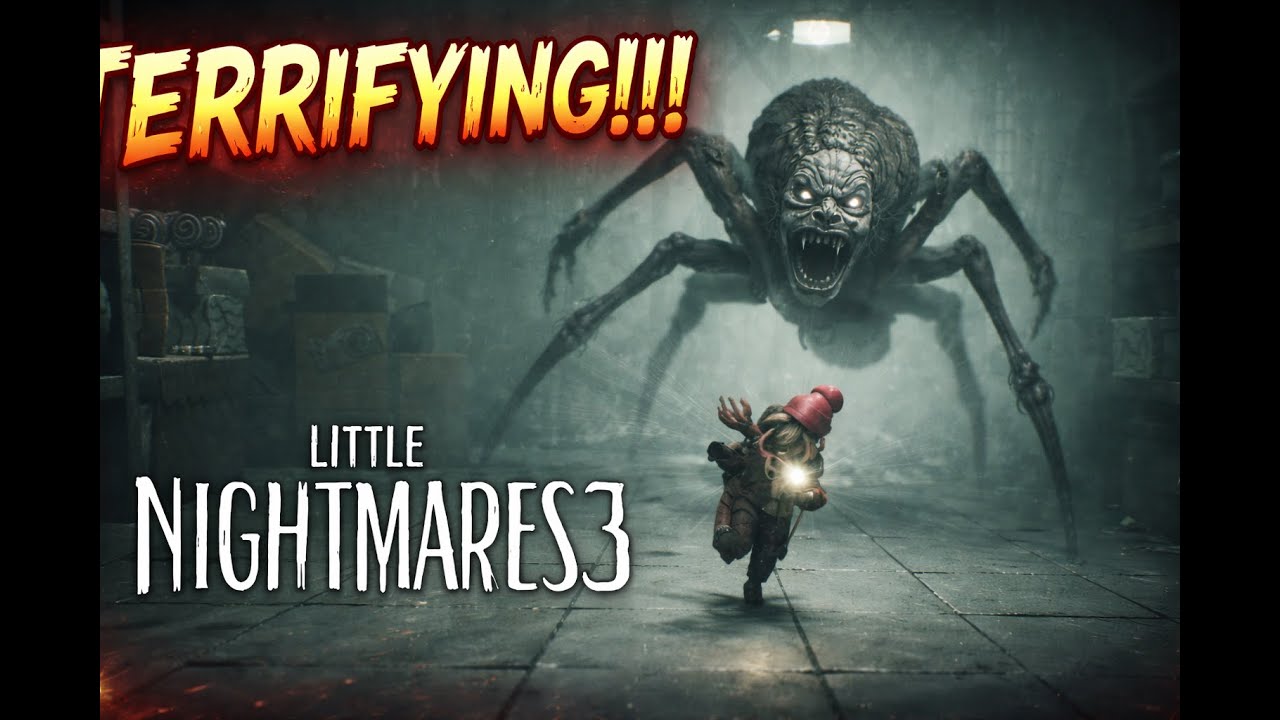 "Terrifyingly Thrilling Gameplay: Getting Chased by Monsters in Little Nightmares 3!"