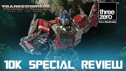 10K SUB SPECIAL!!!! ThreeZero Transformers: Rise of the Beasts DLX Optimus Prime Review