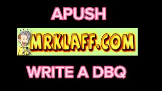 How to write APUSH DBQ with 2024 Rubric