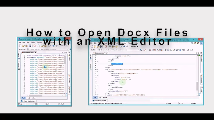 How to Open Docx Files with an XML Editor